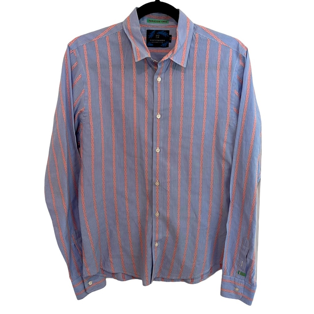 Scotch & Soda Amsterdam Couture Paradise Own Striped Slim shirt 👔✨
